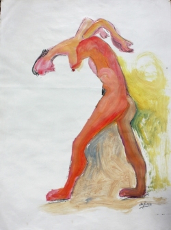 Nude-23x17.5-Acrylic-on-Paper