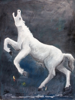 Stallion-26-x-20-Acrylic-on-Paper