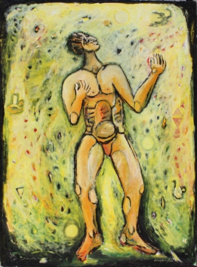 Juggler II, Acrylic on Canvas, 40x60"