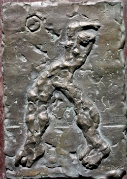 Wind Bronze Cast Plaque-12x16in