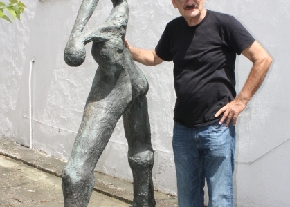 Eduardo with Horn Blower Bronze