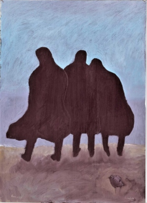 Women-of-Nazare-30x22-Acrylic-on-paper-1998-2